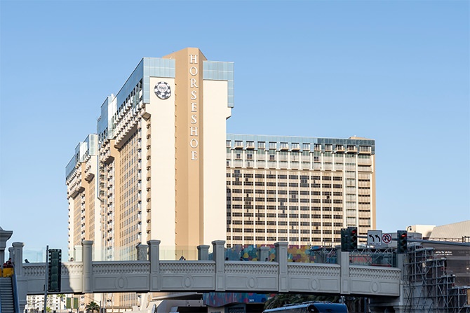 Exterior of Horseshoe Casino